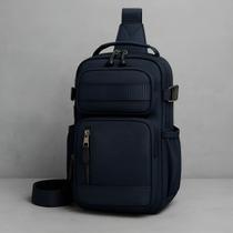 Mochila Sling Bag Shoulder Transversal Masculina Lateral Tiracolo Alça Pochete Ombro Impermeável Mochila Sling Bag Shoulder Transversal Masculina Lateral Tiracolo Alça Pochete Ombro Impermeável