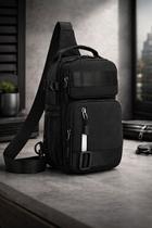 Mochila Sling Bag Shoulder Transversal Masculina Lateral Tiracolo Alça Pochete Ombro Impermeável
