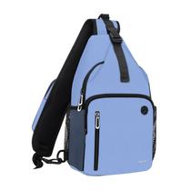 Mochila Sling MOSISO Crossbody Shoulder Travel Air Blue