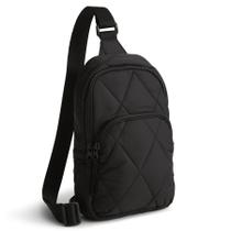 Mochila Sling Vera Bradley Lorman Nylon - Moonless Night Mochila Sling Vera Bradley Lorman Nylon - Moonless Night