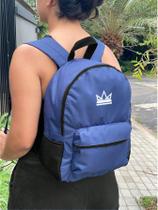 Mochila Small COROA Bolsa Escolar Trabalho Viagem Mala Faculdade Fut masculina feminina .