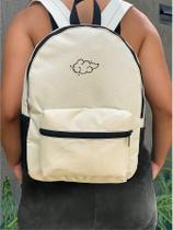 Mochila Small NUVEM 2 Bolsa Escolar Trabalho Viagem Mala Faculdade Fut masculina feminina .