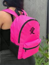 Mochila Small SIMBOLO JAPONES Bolsa Escolar Trabalho Viagem Mala Faculdade Fut masculina feminina .