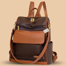 Mochila Social Casual Feminina Alto Padrão Antifurto Reforçada Costas e Transversal Com Alça de Ombro Faculdade Escolar Dia a Dia