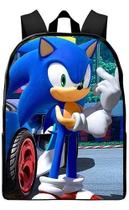 Mochila Sonic Bolsa Para Criança Creche Colégio Infantil Mochila Sonic Bolsa Para Criança Creche Colégio Infantil