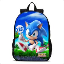 Mochila Sonic Escolar Bolsa Infantil Volta As Aulas Novidade