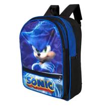 Mochila Sonic Escolar Infantil Costas Menino - CASA VINCI VARIEDADES