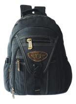 Mochila Sport Escolar Jeans Militar Moda Casual Trabalho Masculina Feminina