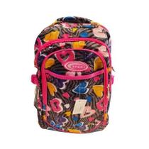 Mochila Sport Pequena Reforçada Estampada PRETA
