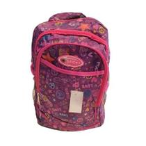 Mochila Sport Pequena Reforçada Estampada - ROXO