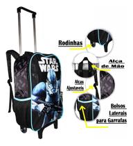 Mochila Star Wars Rodinhas Infantil Escolar Grande