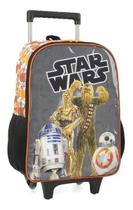 Mochila Star Wars Rodinhas Original Infantil Escolar Grande Mochila Star Wars Rodinhas Original Infantil Escolar Grande