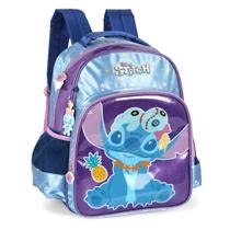 Mochila Stitch Bolsa Violeta Feminina Estampa Juvenil Disney