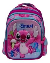 Mochila Stitch Escolar Femenina E Masculina Infantil 3d