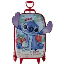 Mochila Stitch Infantil com Rodinha Praia Maxtoy