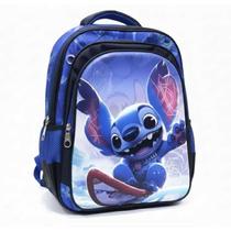 MOCHILA Stitch Surfando.Kit Ideal Para Volta Ás Aulas