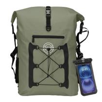 Mochila STOVER Waterproof 55L Floating Dry Bag Green