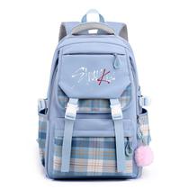 Mochila Stray Kids Anime School Nylon 32x23x46cm Mochila Stray Kids Anime School Nylon 32x23x46cm