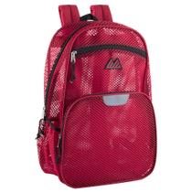 Mochila Summit Ridge dobrável de malha vermelha para adultos, grande Mochila Summit Ridge dobrável de malha vermelha para adultos, grande