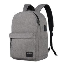 Mochila SUPACOOL Casual Laptop para homens e mulheres cinza Mochila SUPACOOL Casual Laptop para homens e mulheres cinza