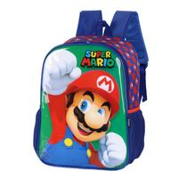 Mochila Super Mario bros resistente escola original Nintendo - Luxcel