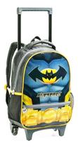 Mochila Superbat Batman Rodinhas Infantil Escolar Grande 2h Mochila Superbat Batman Rodinhas Infantil Escolar Grande 2h