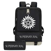 Mochila Supernaturals Cartoon Kids School, 2 unidades/conjunto