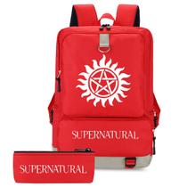 Mochila Supernaturals Cartoon Kids School, 2 unidades/conjunto