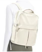 Mochila Suratio Laptop para mulheres e homens bege 30x13x43cm Mochila Suratio Laptop para mulheres e homens bege 30x13x43cm