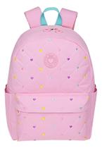 Mochila Sweet Love Heart Pink Ref 40224 Rosa Liso Coração Mochila Sweet Love Heart Pink Ref 40224 Rosa Liso Coração