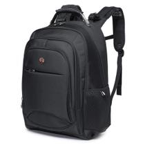 Mochila Swissport Executiva Trabalho USB Resistente Cabo de Aço