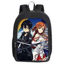 Mochila Sword Art Online Kirito Yuuki Asuna para crianças Mochila Sword Art Online Kirito Yuuki Asuna para crianças