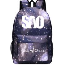 Mochila Sword Art Online Kirito Yuuki Asuna para crianças Mochila Sword Art Online Kirito Yuuki Asuna para crianças
