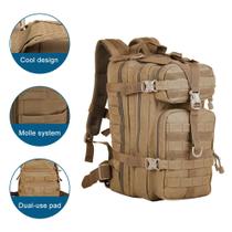 Mochila tática 1000d poliéster 30l 3p softback impermeável Mochila tática 1000d poliéster 30l 3p softback impermeável