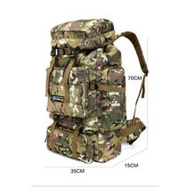 Mochila tática ao ar livre 90L Camping Hiking Mountaineering Bag Waterproof Rucksack