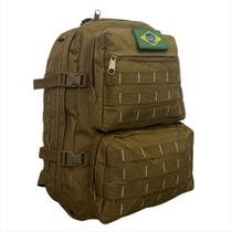 Mochila tática Camping Militar 50 Litros resistente a agua assalt acampamento