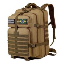 Mochila Tática Camping Militar 50 Litros Resistente A Água W03 Bosco.Loja