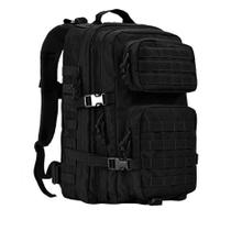 Mochila tática Camping Militar Assault 40 Litros Camping Trilha masculina reforçada espaçosa imperme