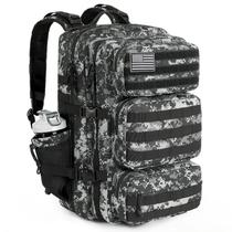 Mochila tática kookoomia 50L para homens Army 3 Days - preta Mochila tática kookoomia 50L para homens Army 3 Days - preta