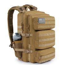 Mochila tática kookoomia 50L resistente à água para homens marrom