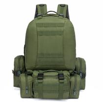 Mochila Tática Militar Impermeável Exercito Reforçada Trilha Cor Verdemusgo