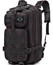 Mochila Tática Militar Impermeável Reforçada 40 L Cor Preta