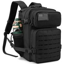 Mochila tática militar QT & QY 25L Masculina preta Mochila tática militar QT & QY 25L Masculina preta