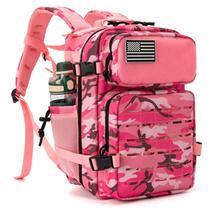 Mochila tática QT & QY 25L Military para mulheres rosa camo Mochila tática QT & QY 25L Military para mulheres rosa camo
