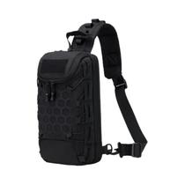 Mochila Tática Transversal Para Uso Diário E Deslocamento - Bolsa De Peito Para Atividades Ao Ar Mochila Tática Transversal Para Uso Diário E Deslocamento - Bolsa De Peito Para Atividades Ao Ar