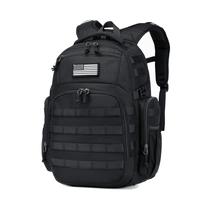 Mochila tática Wotony Military para homens 25L preta 53x29x19cm