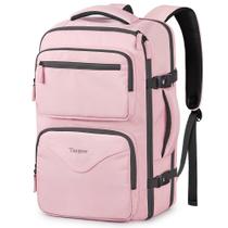Mochila Taygeer 46 x 36 x 20 cm aprovada pela TSA, bolsa rosa para laptop