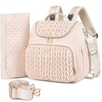 Mochila Tealari 4 em 1, bolsa de fraldas conversível à prova d'água