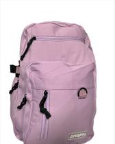 Mochila tecido com estojo Lilás - Jingpin Mochila tecido com estojo Lilás - Jingpin