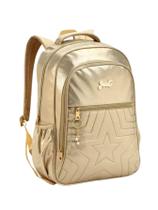 Mochila Teen Preta Denlex Just Metalizada JT1550